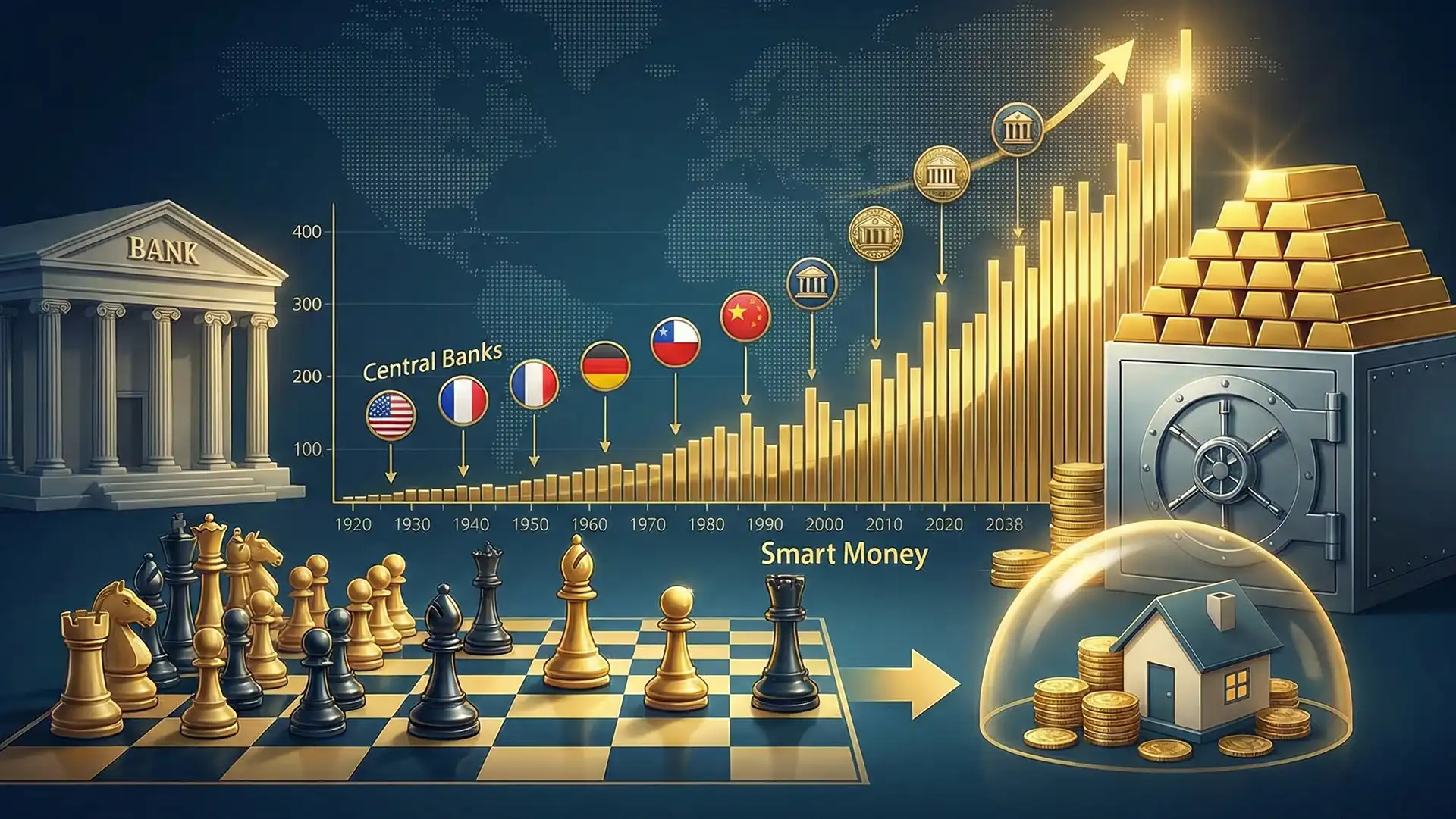 Strategie Istituzionali - Perche le Banche Centrali stanno diversificando in Oro